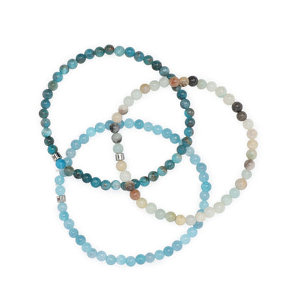 Set of 3 "Communication" mini bracelets