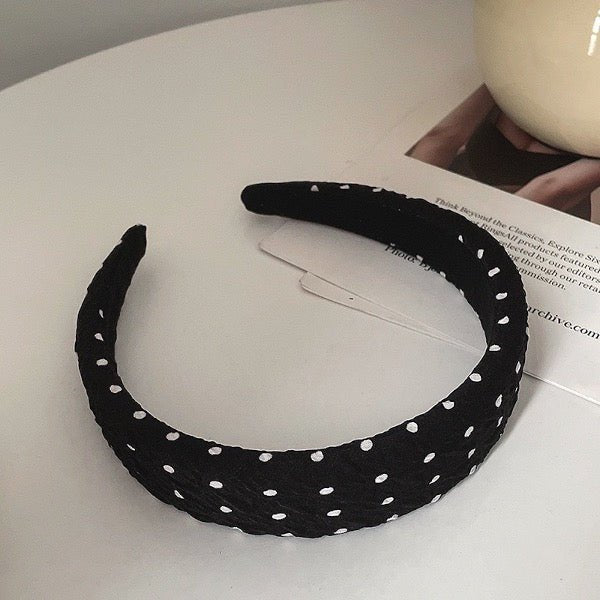 Elegante Polka Dot-hoofdband