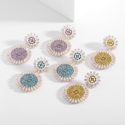 Dazzling Daisy Earrings - Luxury Drop Earrings