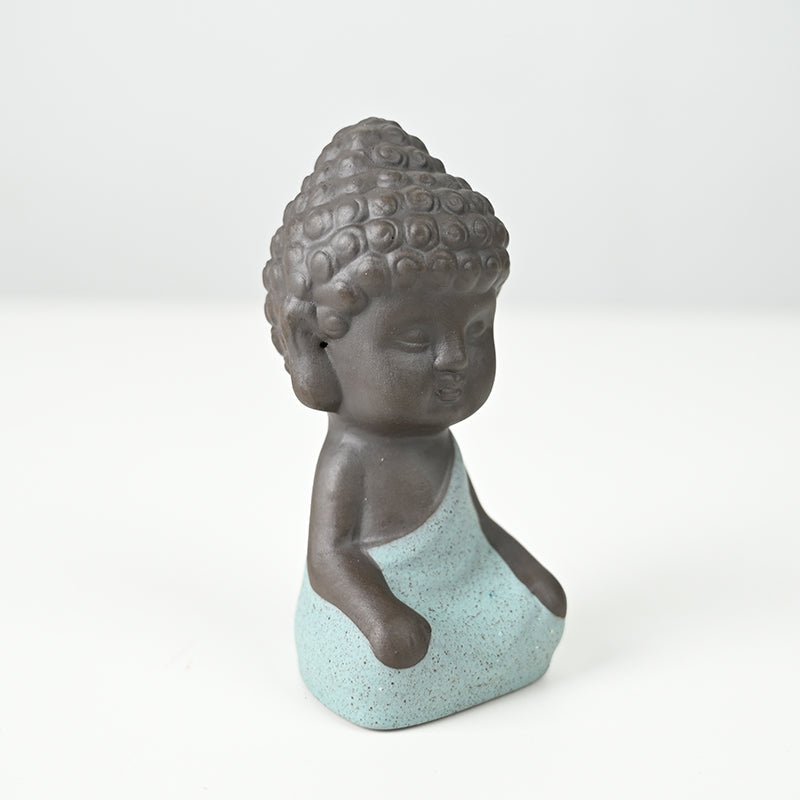 Ceramic statue "Monk of inner peace"