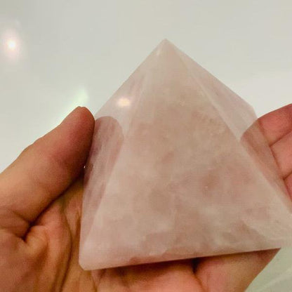 Rose Quartz Pyramid