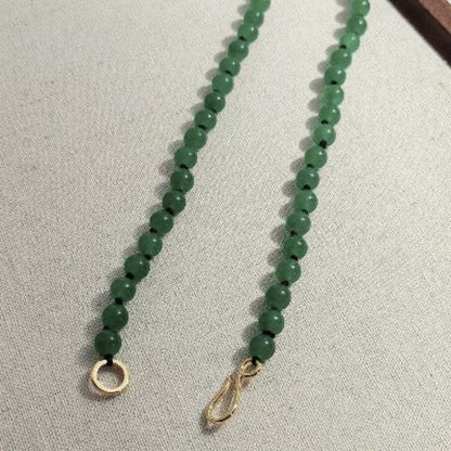 Timeless Green Aventurine Bead Necklace