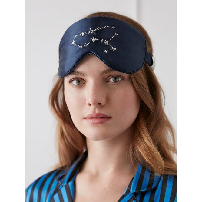 Zodiac Signs 100% Silk Sleep Mask-Oversize