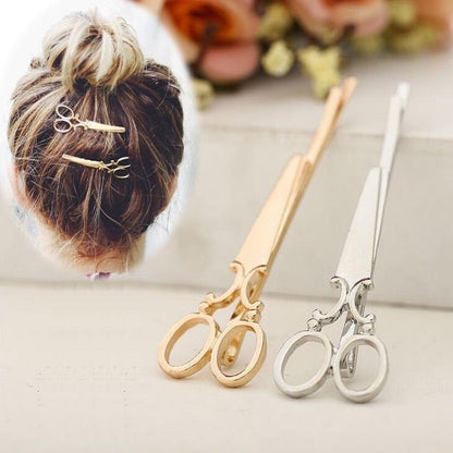 Uniquely designed metal hair clips