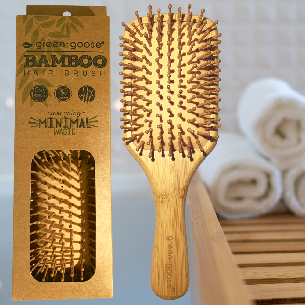 green-goose Bamboo Hairbrush XL