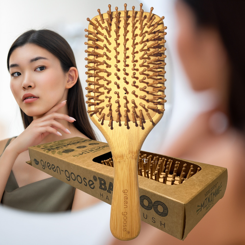 green-goose Bamboo Hairbrush XL