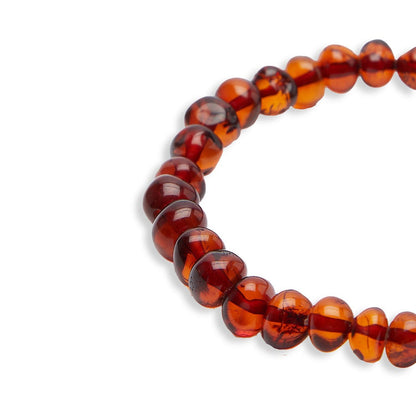 "Levenselixer" Armband in Cognac Amber