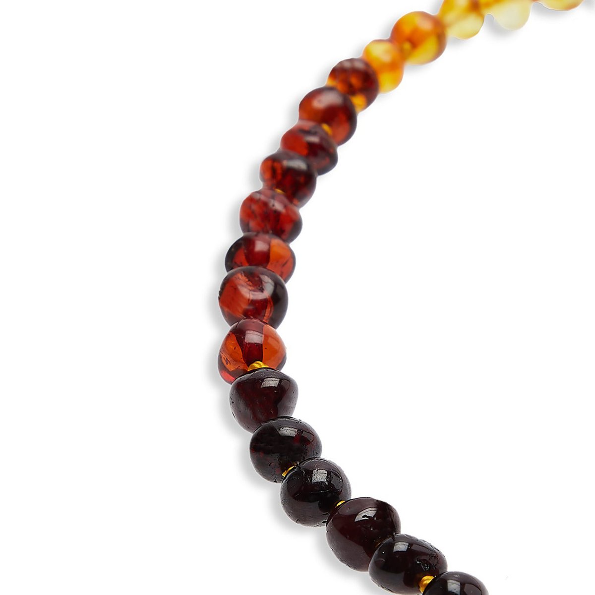 Baby necklace "Total Confidence" rainbow in Amber