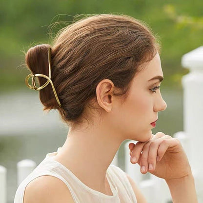 Minimalist Line Large Claw Metal Hair Clips