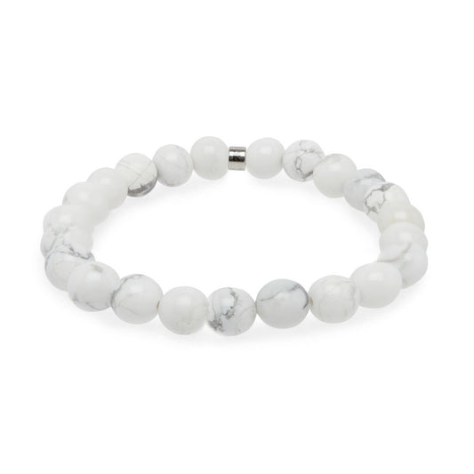 Bracelet "Energy" in White Howlite