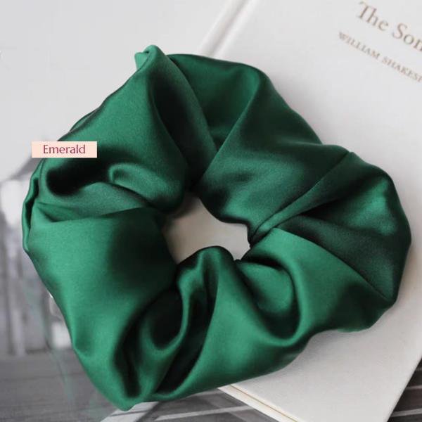 Luxurious 100% Silk Hair Scrunchie - 6cm Wide