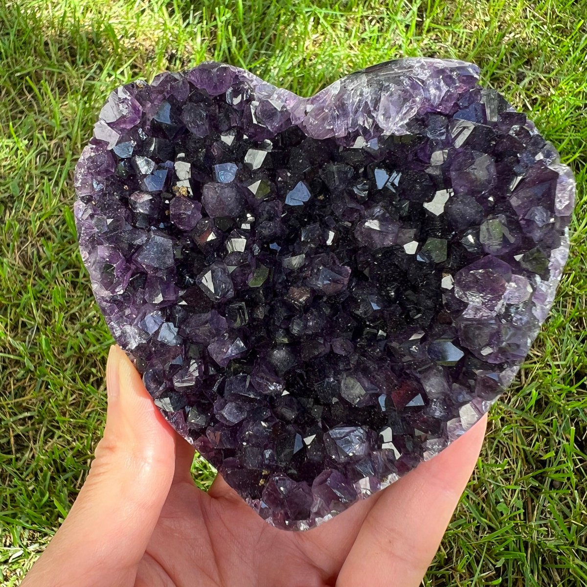 Large Amethyst Heart from Uruguay