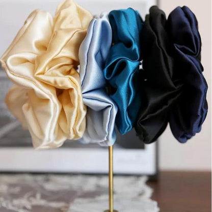 Luxurious 100% Silk Hair Scrunchie - 6cm Wide