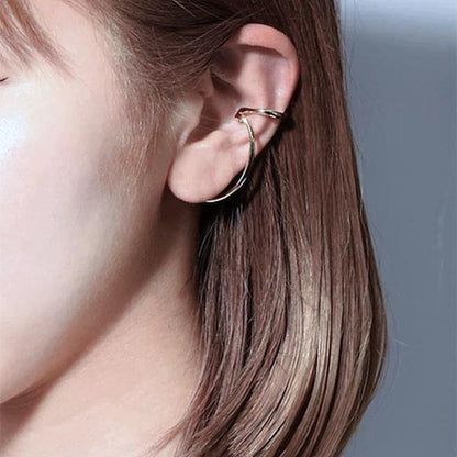 Unique Silverline Ear Cuff - One Piece