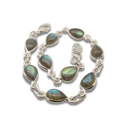 Bracelet "Talisman" in Labradorite and Silver 925