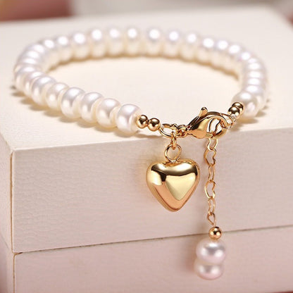 Timeless design Freshwater pearl handmade bracelet