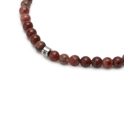 Mini Bracelet "Energy" in Red Jasper