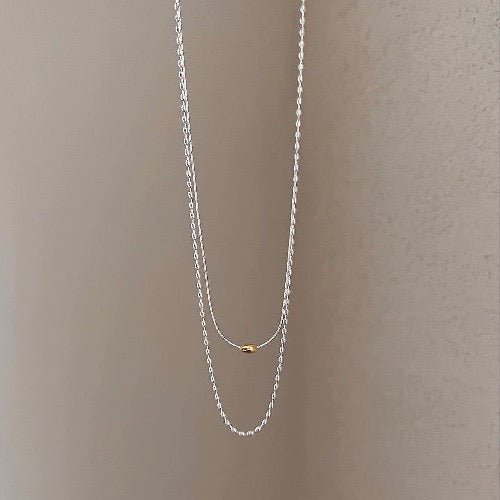 Modern Chic Stacked Necklaces-Gold &amp; Silver