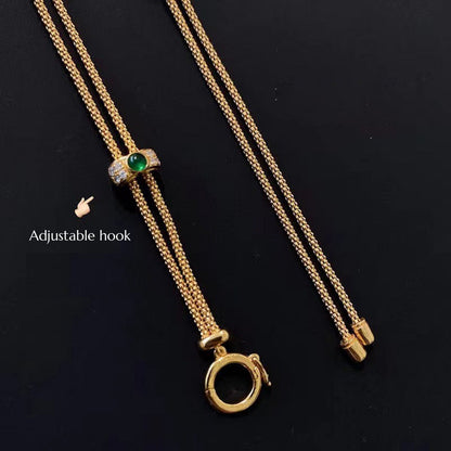 Master Chain - Gold Vermeil and Sterling Silver - for large pendant