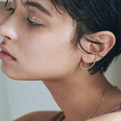 Unique Silverline Ear Cuff - One Piece