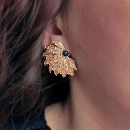 Vintage inspired Peacock Wings earrings