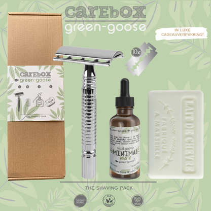 green-goose Carebox - The Shaving Pack - Zilver