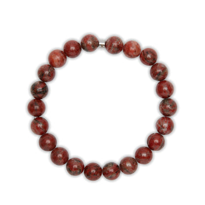 Bracelet "Energy" in Red Jasper