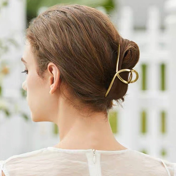 Minimalist Line Large Claw Metal Hair Clips