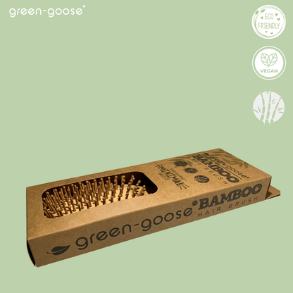 green-goose Bamboo Hairbrush XL