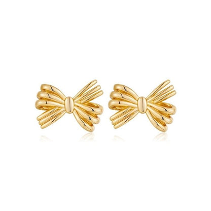 Cute elegant bow tie earrings