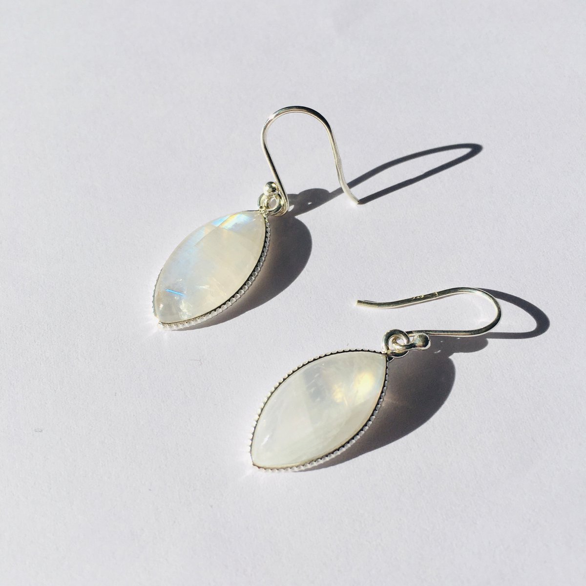 "Creative Harmony" earrings in moonstone and 925 silver