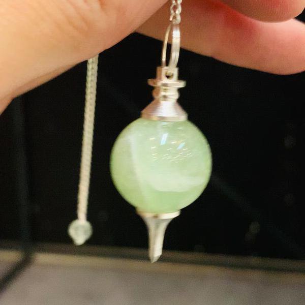 Sephoroton pendulum in green aventurine