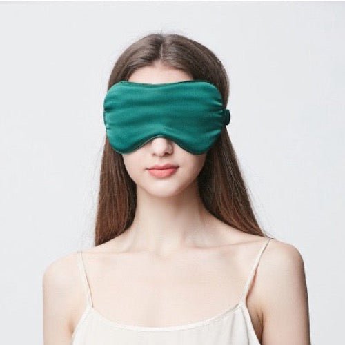 100% Silk Relaxation Sleep Mask-22mm-Solid Colors-Plus Size