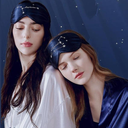 Zodiac Signs 100% Silk Sleep Mask-Oversize