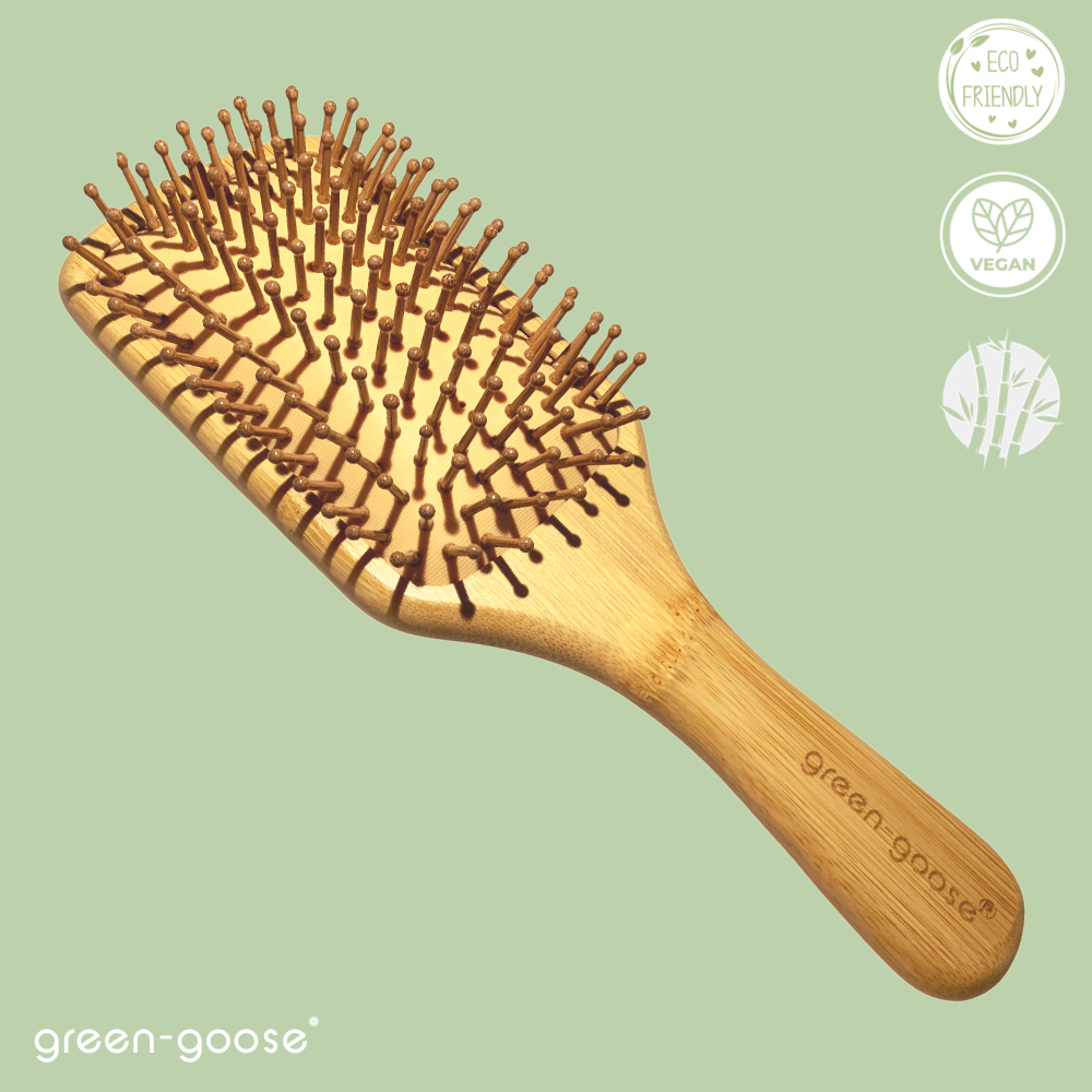 green-goose Bamboo Hairbrush XL