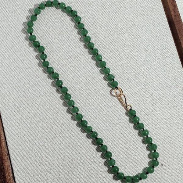 Timeless Green Aventurine Bead Necklace