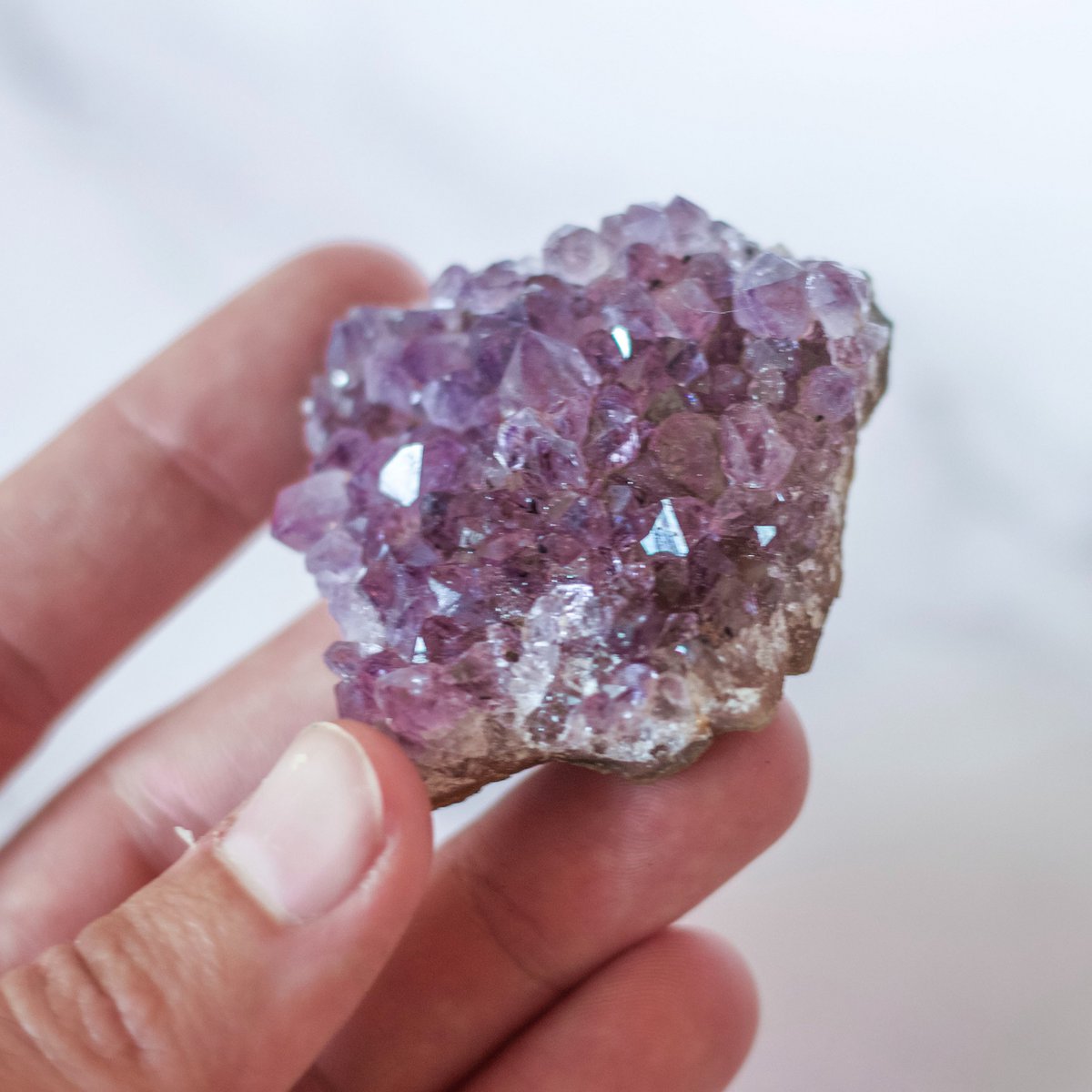 Druse in Amethyst from Uruguay