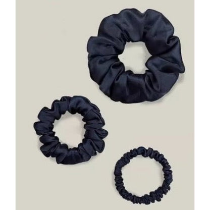 100% Silk Scrunchie Set - 19 momme - A set of 3