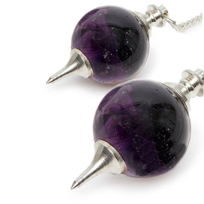 Sephoroton pendulum in semi-precious stone - Amethyst