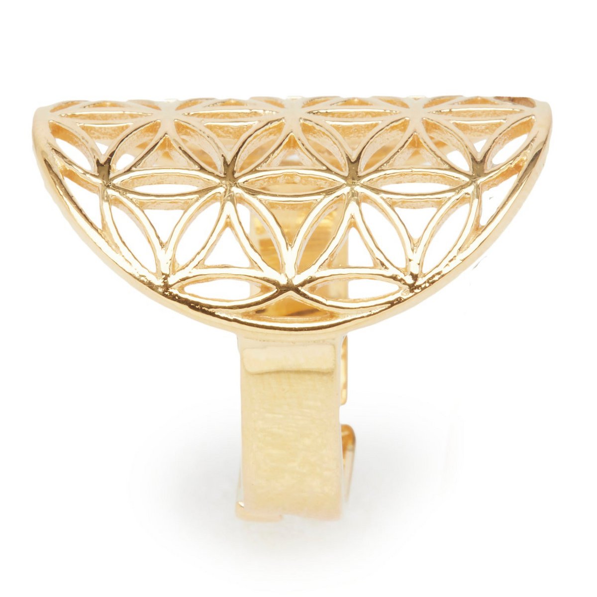 Ring 'Flower of Life' in 925 silver or gold plated