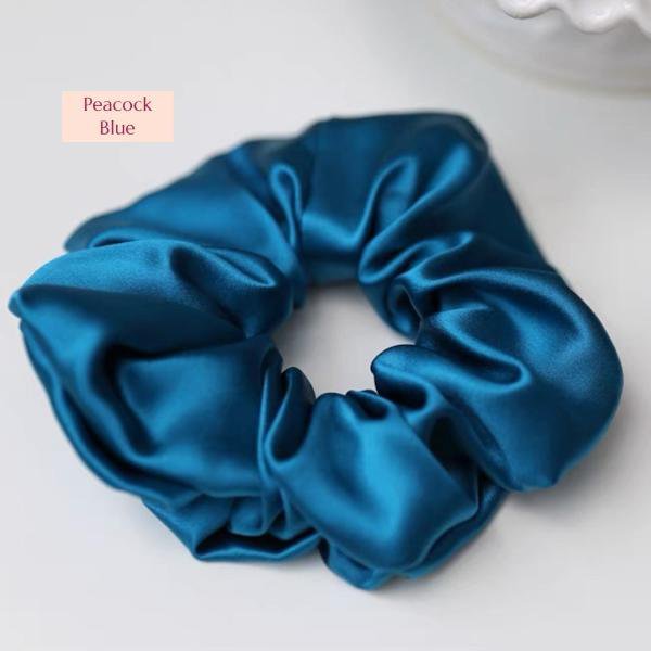 Luxurious 100% Silk Hair Scrunchie - 6cm Wide