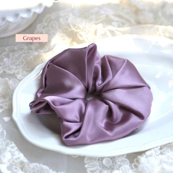 Luxurious 100% Silk Hair Scrunchie - 6cm Wide