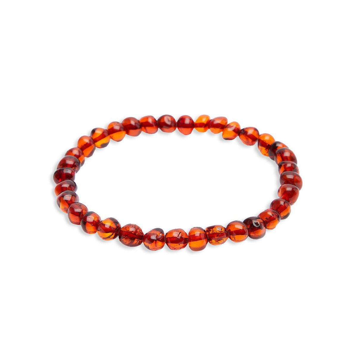 "Levenselixer" Armband in Cognac Amber