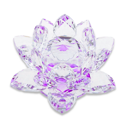 Crystal lotus flower "Feng Shui"