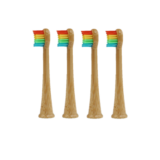 green-goose Sonicare Replacement Brushes Kids - Pack of 4 - Rainbow