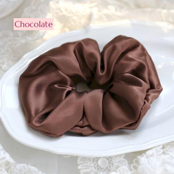 Luxurious 100% Silk Hair Scrunchie - 6cm Wide