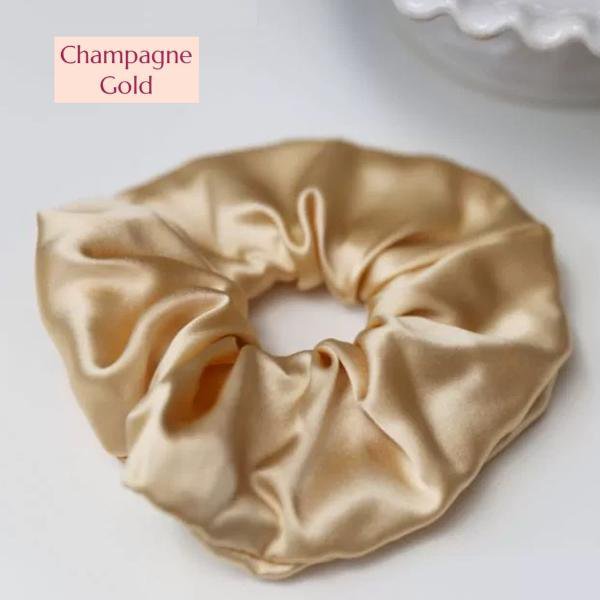 Luxurious 100% Silk Hair Scrunchie - 6cm Wide