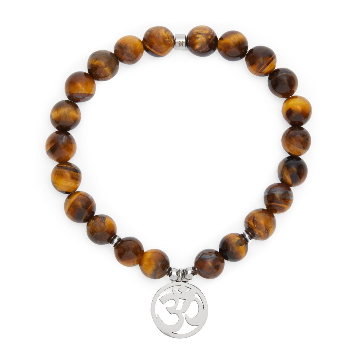 Bracelet "OM" in Tiger Eye