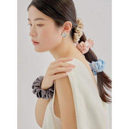 Luxurious 100% Silk Hair Scrunchie - 6cm Wide