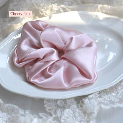 Luxurious 100% Silk Hair Scrunchie - 6cm Wide